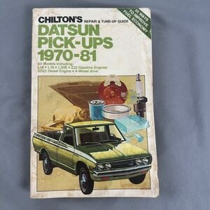Chilton's Service Repair‎ Manual 1970-1981 Datsun Pick-Ups  Gas & Diesel Engines